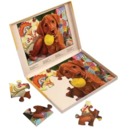Puzzle ergonomique - chiot - 13 pièces
