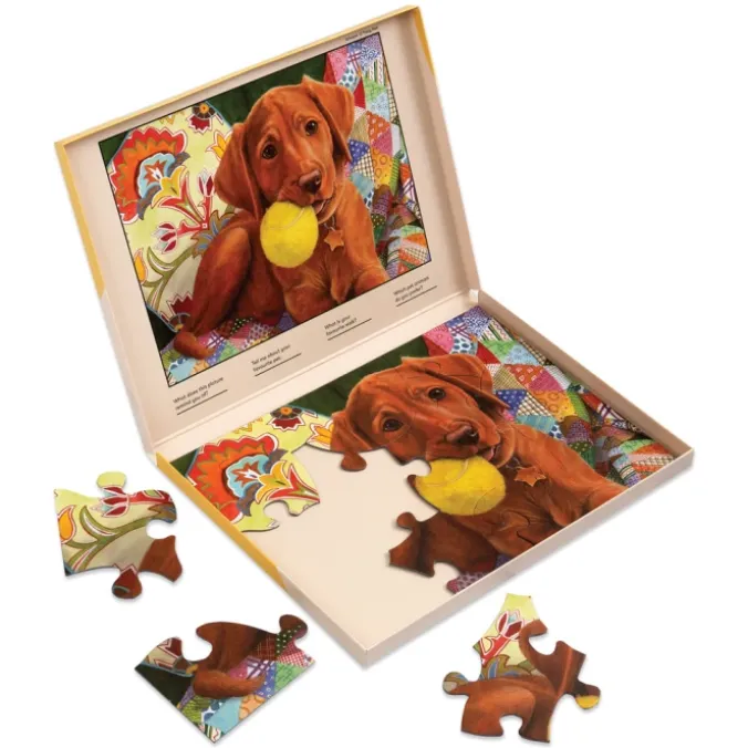 Puzzle ergonomique - chiot - 13 pièces