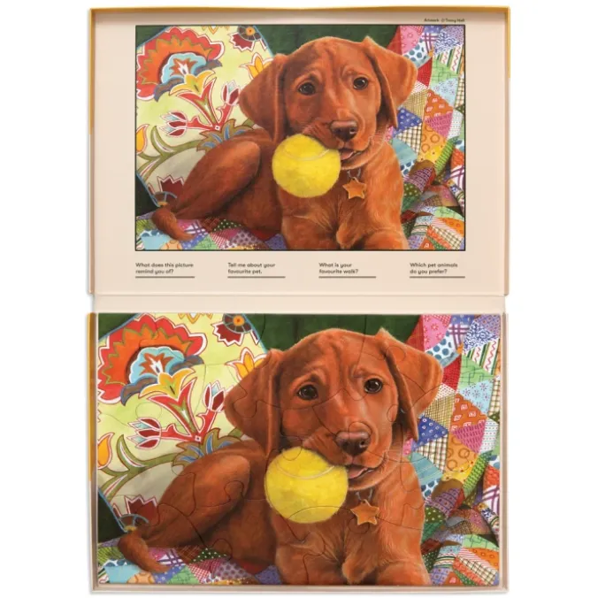 Puzzle ergonomique - chiot - 13 pièces