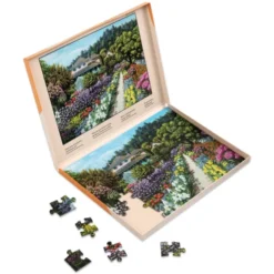 Puzzle ergonomique jardin de Monet - 63 pièces