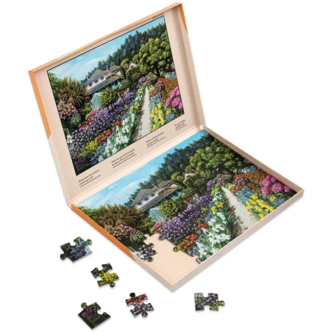 Puzzle ergonomique jardin de Monet - 63 pièces