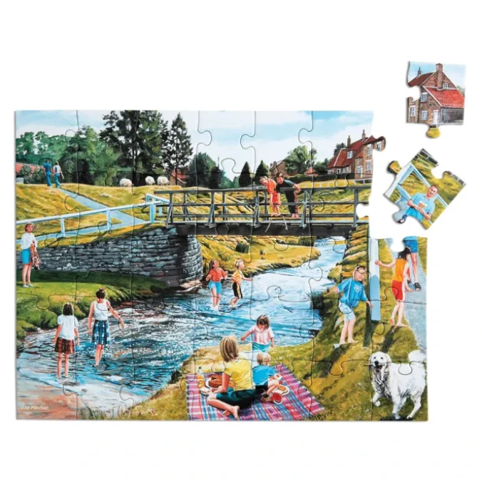 Puzzle ergonomique rivière - 35 pièces