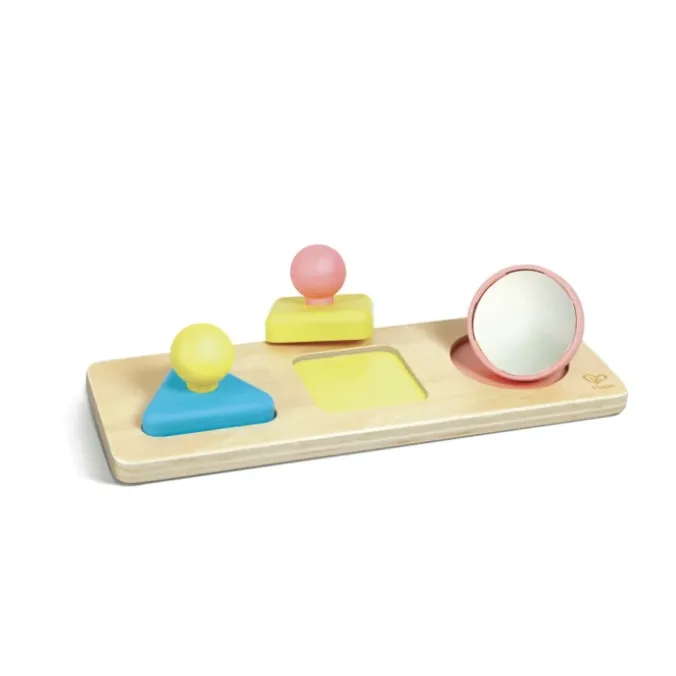 Puzzle trieur de formes montessori en riz