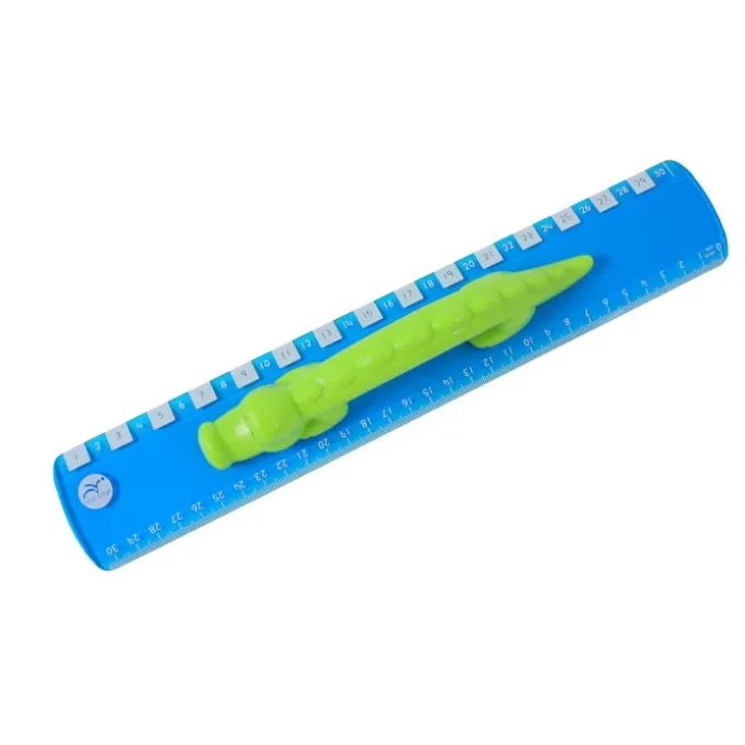 Règle avec poignée crocodile - Lot de 6