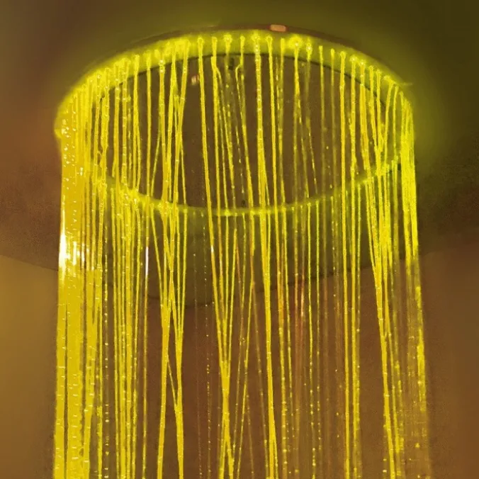 Rideau fibres optiques