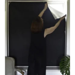 Rideaux pénombre instantanée - 1,5 x 1,4 m