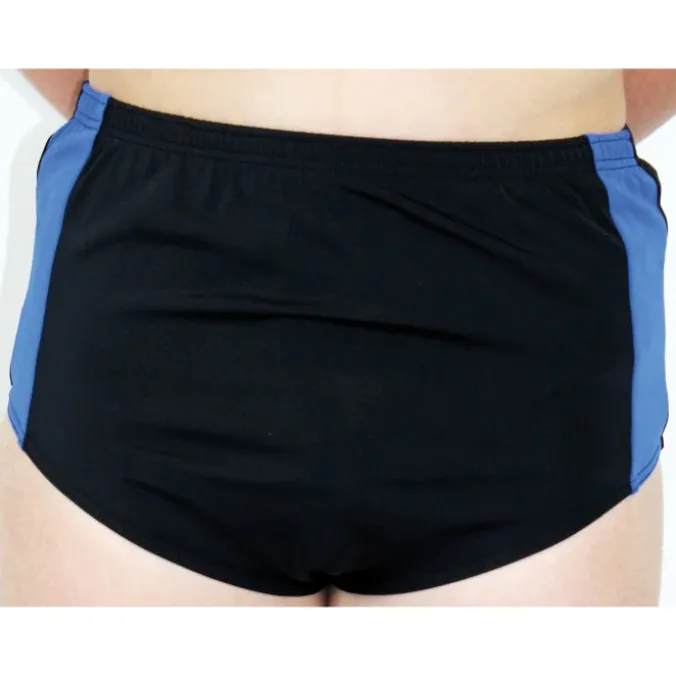 Slip de bain incontinence enfant - Noir/Bleu