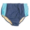 Slip de bain incontinence enfant - Bleu marine/Turquoise