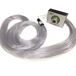 Source de lumière interactive pour fibres optiques
