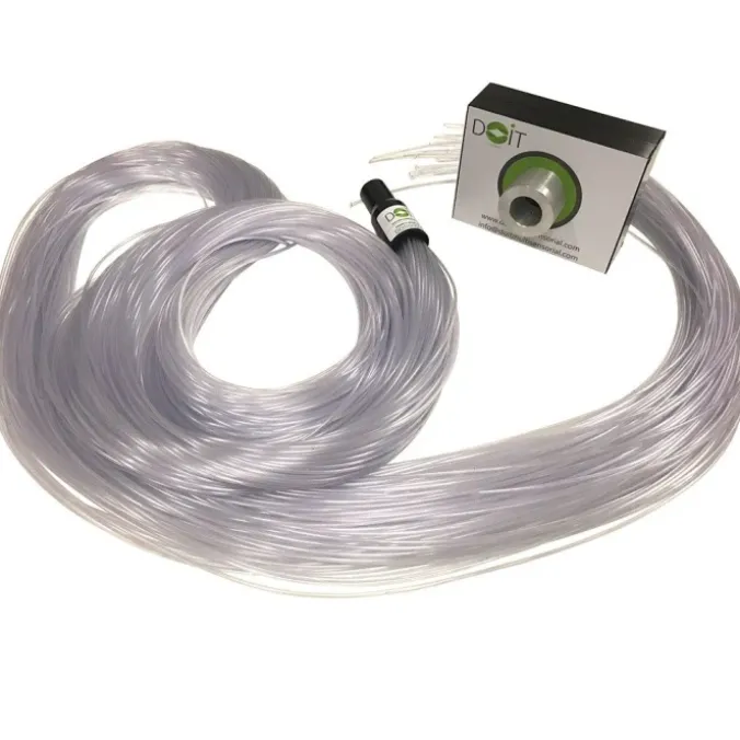Source de lumière interactive pour fibres optiques