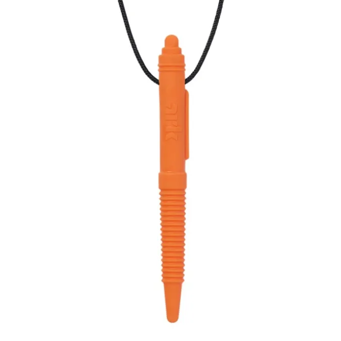 Stylo rainuré - Dur - Orange
