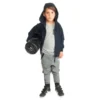 Sweat à capuche zippé enfant - Bleu