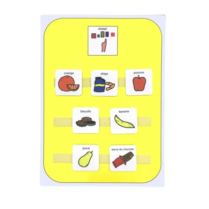 Tableau de choix Goûters