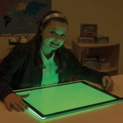 Table lumineuse multicolore