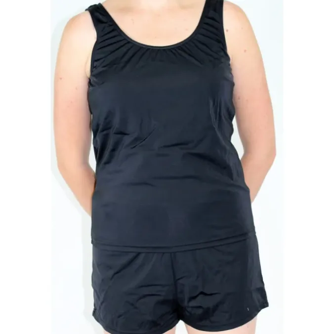 Tankini incontinence femme - Noir