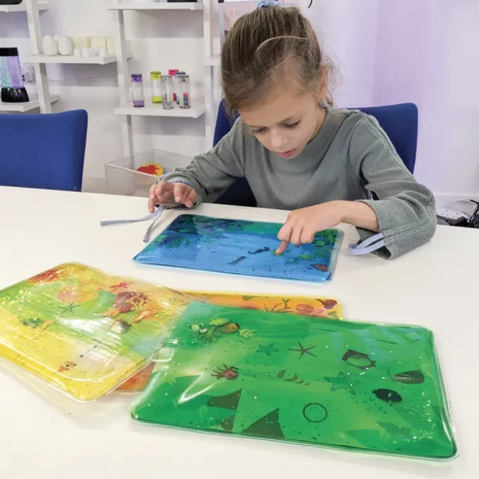 Tapis aquatiques sensoriels par 4