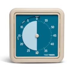 Time Timer Moyen Retro - Bleu acier