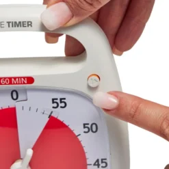 Time Timer Plus 60 min - Blanc Nouveau