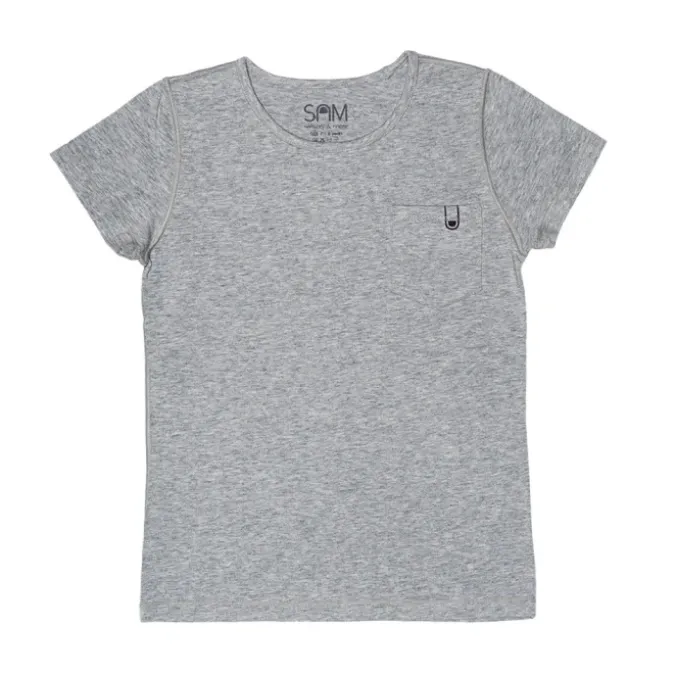 T-shirt ultra doux - Accent gris - 11-12 ans