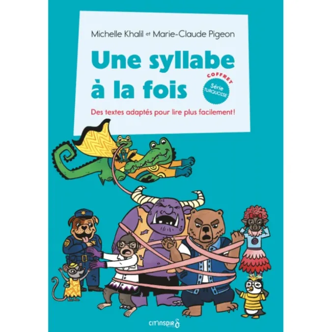 Une syllabe à la fois - Coffret série turquoise