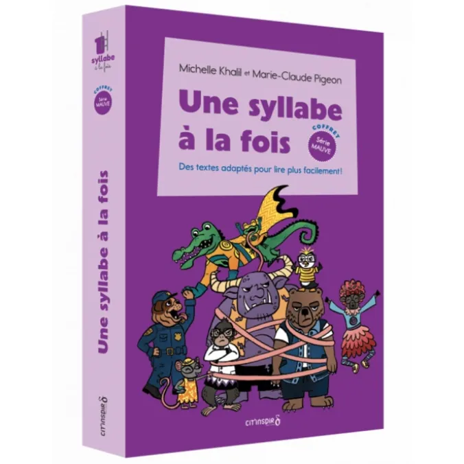 Une syllabe à la fois - Coffret série mauve