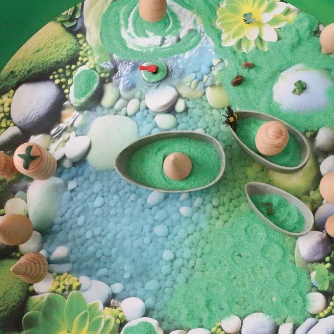 Univers forestier - Bac d'exploration rond