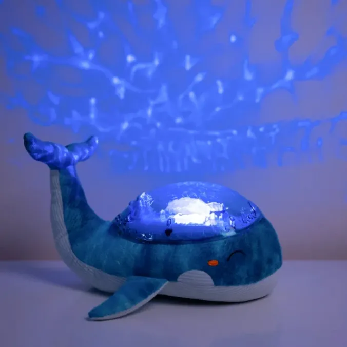Veilleuse baleine - bleu