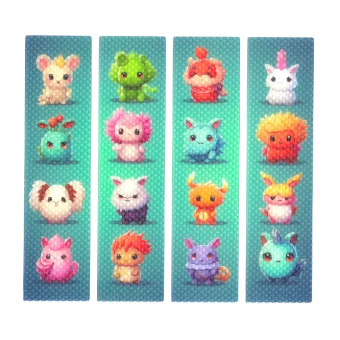 Zen Strips - Petites créatures texture rugueuse